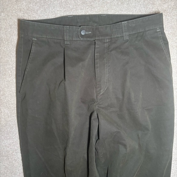 Barbour Trousers – Men’s 34 – Olive Green Cotton Stretch Pants - Picture 2 of 16
